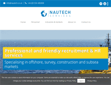 Tablet Screenshot of nautech.co.uk